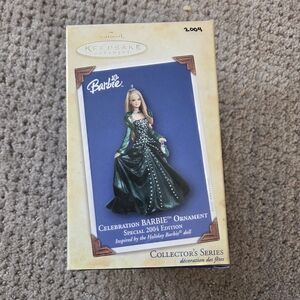 Barbie Celebration Ornament 2004 - Green Gown